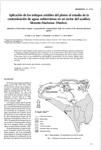 Aplicación de los isótopos estables del plomo al estudio de la