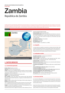 Zambia - Ministerio de Asuntos Exteriores y de Cooperación