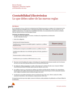 Contabilidad Electrónica Lo que debes saber de las nuevas