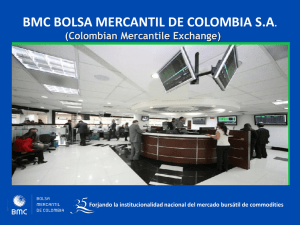 Diapositiva 1 - Bolsa Mercantil