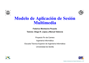 Modelo de Aplicación de Sesión Multimedia