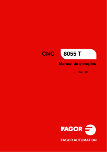 CNC 8055 - Ejemplos de programación (modelo ·T·)