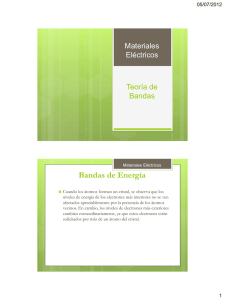 clase 7 teoria de bandas