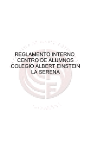 REGLAMENTO INTERNO CENTRO DE ALUMNOS COLEGIO