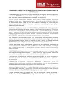 Condiciones de uso de Material Publicitario