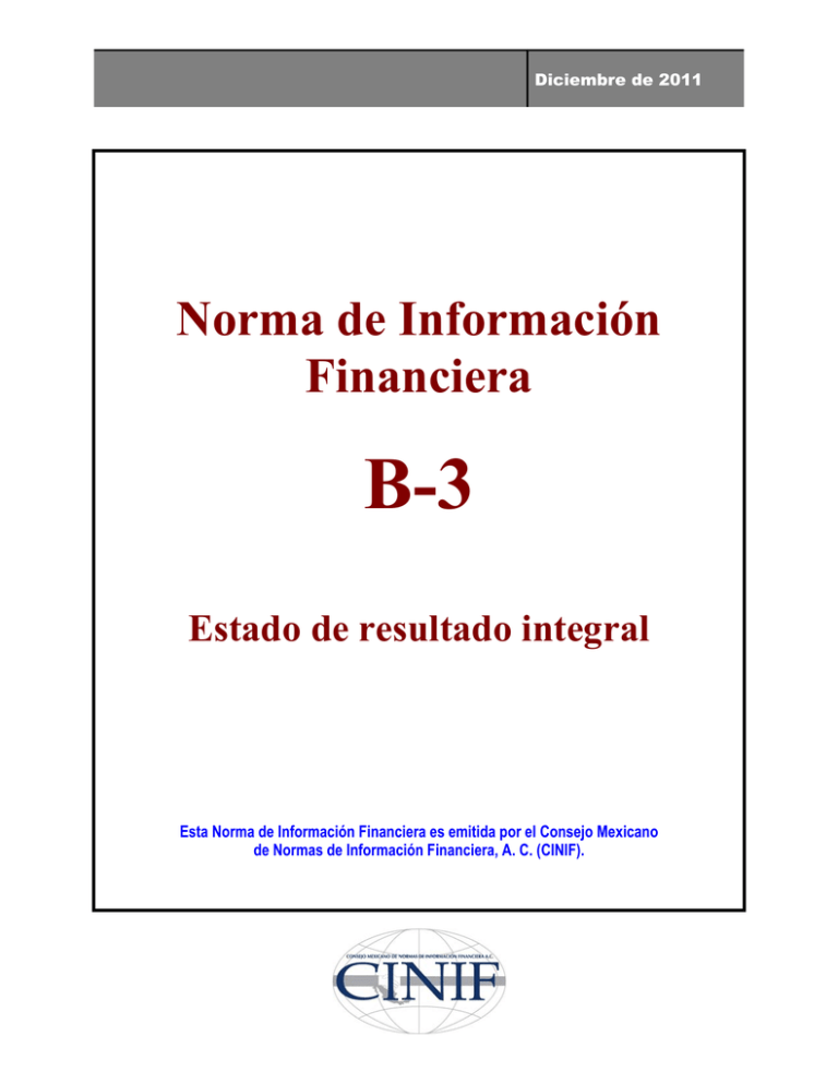 Norma De Información Financiera