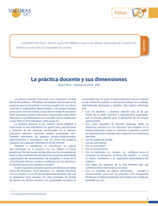 La práctica docente y sus dimensiones - IES 9-018