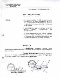 XII“REGION - Municipalidad de Primavera