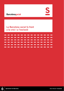 Declaració "La Barcelona social fa front a la crisi i a l`exclusió"