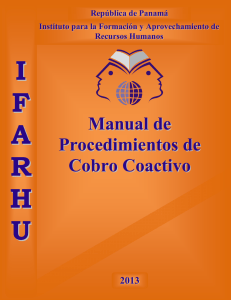manual de procedimientos de cobro coactivo