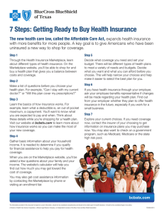 7 Steps: Getting Ready to Buy Health Insurance
