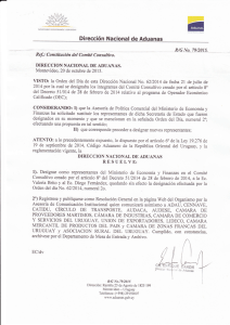EC/dv i:i!l - Dirección Nacional de Aduanas