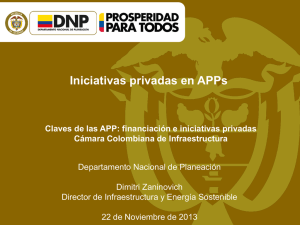Iniciativas Privadas - DNP Departamento Nacional de Planeación