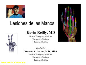 Lesiones de las Manos - University of Arizona