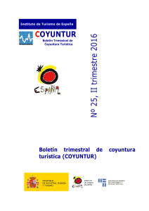 Boletín Trimestral de Coyuntura Turística (Coyuntur)