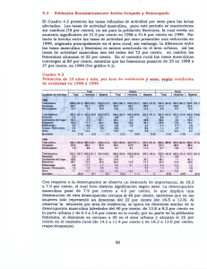 4.3 Población Económicnmw:nte Activa Ocupada y Desocupada.