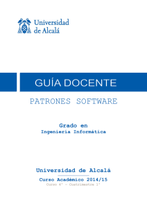 patrones software - Universidad de Alcalá