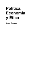 Política, Economía y Ética