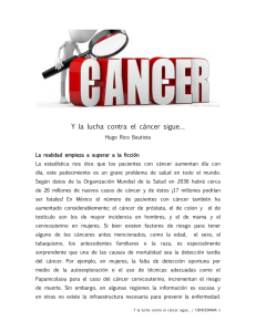 Y la lucha contra el cáncer sigue… - Cienciorama