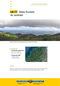 LIG 77 Valles fluviales de Jaizkibel - Ingurumen eta Lurralde Politika