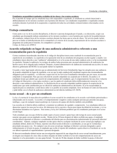 Trabajo comunitario Acuerdo estipulado en lugar de una audiencia