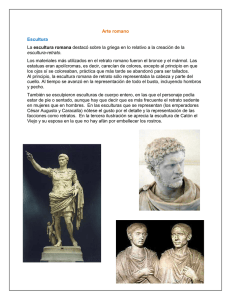 Arte romano Escultura La escultura romana destacó sobre la griega