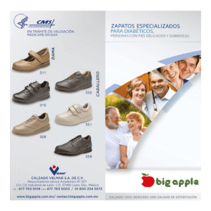 Page 1 Page 2 ZAPATOS ESPECIALIZADOS PARA DIABETICOS