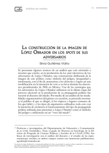 La construcción de la imagen de López Obrador