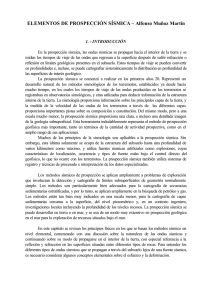 ELEMENTOS DE PROSPECCIÓN SÍSMICA – Alfonso Muñoz Martín