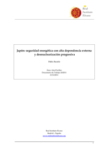 Japón: seguridad energética con alta dependencia externa y