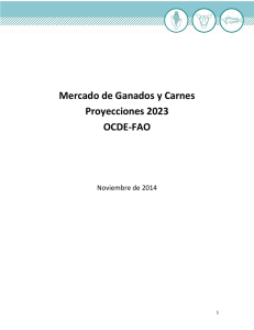 Proyección OCDE FAO carnes 2014-2023