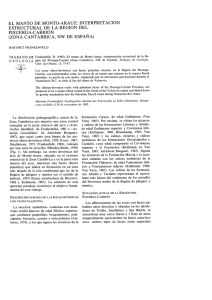 el manto de monto-arauz: interpretación estructural de la region del