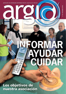 Revista 10 - ARGIA. Asociación de ostomizados de Bizkaia