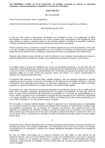 LEY ORGÁNICA 11/2003, de 29 de septiembre, de medidas