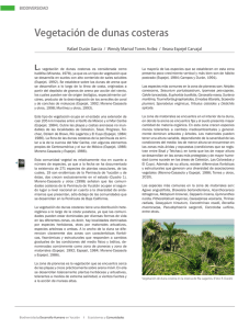 Vegetación de dunas costeras - Secretaría de Desarrollo Urbano y