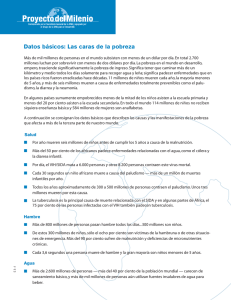 Datos básicos: Las caras de la pobreza