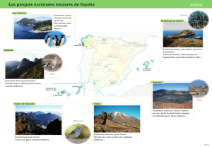 Los parques nacionales insulares de España