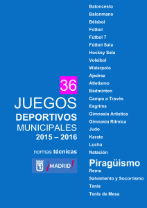 JUEGOS - Federación Madrileña de Piragüismo