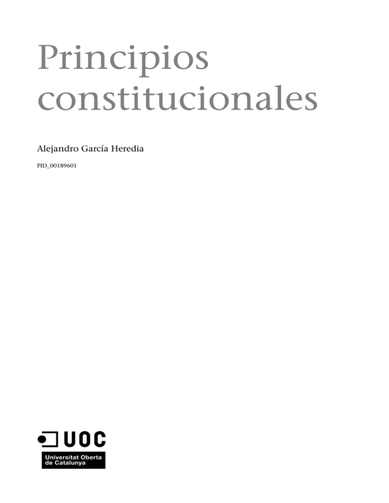 Principios Constitucionales