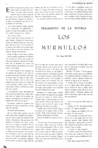 Fragmento de la novela Los murmullos, por Juan Rulfo.