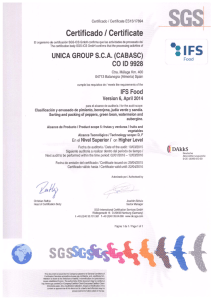 IFS Food - Unica Group