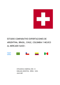 estudio comparativo exportaciones de argentina, brasil, chile
