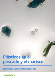 Plásticos en el pescado y el marisco