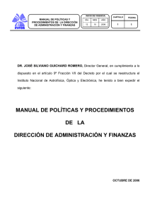 manual de políticas y procedimientos de la dirección