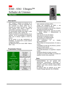 Sellador de Uniones Ultrapro 8360 - 8361