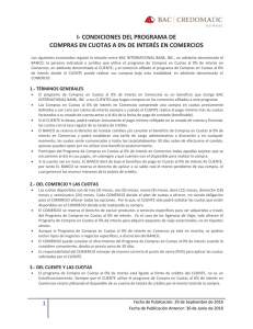 1 i- condiciones del programa de compras en cuotas a 0% de