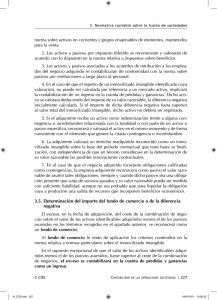 3.5. Determinación del importe del fondo de comercio o de la