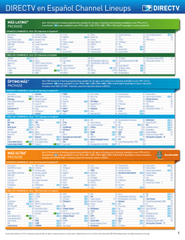 Channel Lineup - Cox Communications