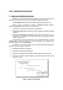 Tema 6: Administración de medicación