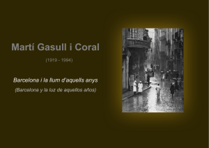 (Barcelona y la luz de aquellos años) Martí Gasull